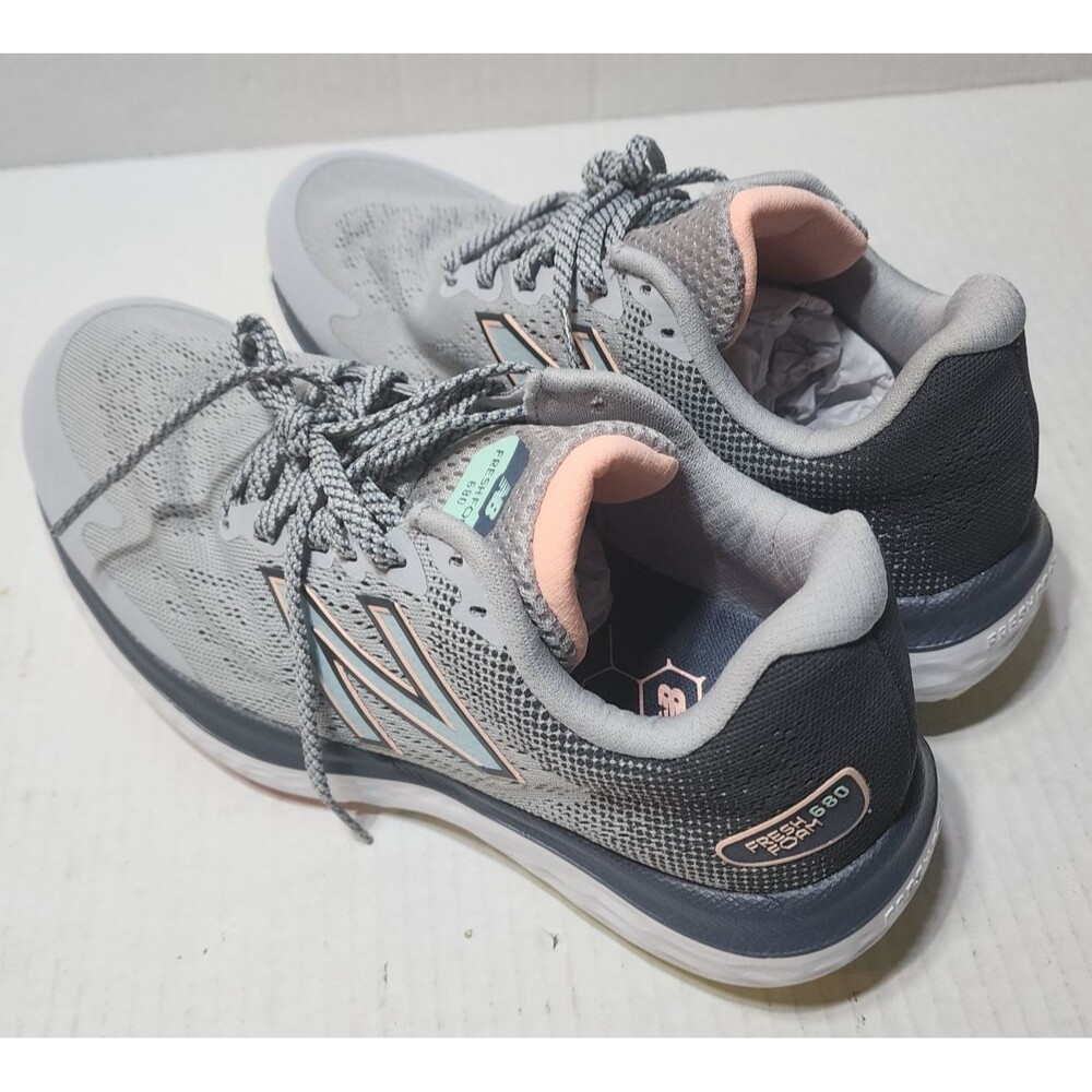 New Balance W680LG7 Women Running Shoes Gray Size 8